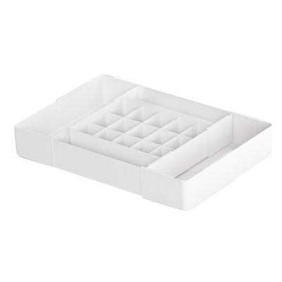 日本内衣收纳盒可伸缩分格抽屉式