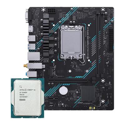 英特尔I5 12400F/12490F/U5 225F 搭 铭瑄  微星H610M-E  板U套装