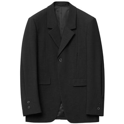 JDV商场同款黑色一粒扣休闲西装