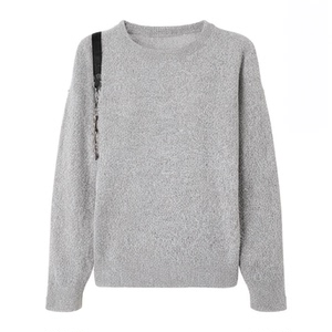 春竹圆领羊绒衫女100%山羊绒套衫24秋季新款简约百搭毛衣针织衫