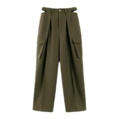 PIT复古设计感休闲工装风运动裤子女2025秋季新款高腰显瘦长裤子