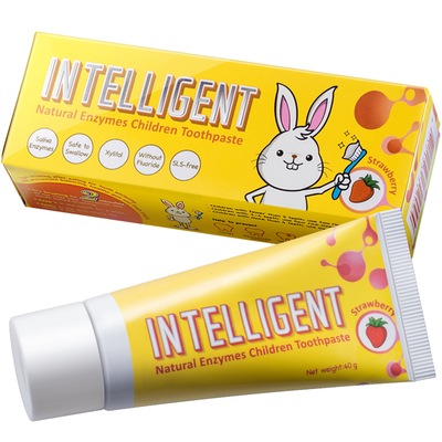 因特力净儿童牙膏水果味2支装