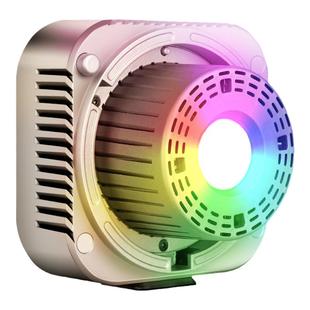 曼比利CFL100C全彩100W双色温RGB补光灯直播摄影灯便携柔光发丝影棚拍摄视频户外手持打光灯人像常亮口袋灯