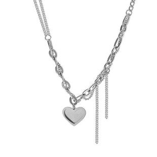 2025年新款暗黑辣妹风十字架双层项链女小众轻奢ins叠戴锁骨链