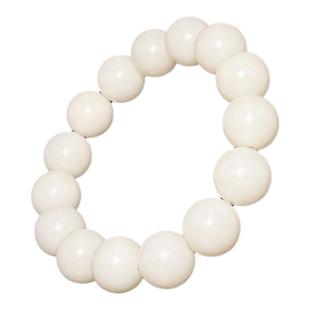 白玉菩提子圆珠菩提根绕指柔手串手把件手链佛珠饰品天然男女情侣