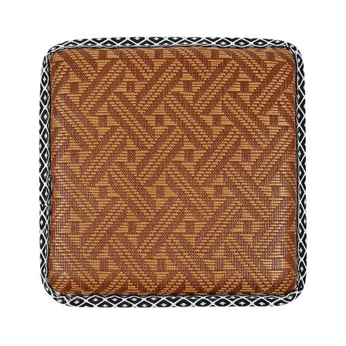 夏天凉席坐垫防滑正方形小凳子儿童椅子屁股垫办公室藤席冰丝透气