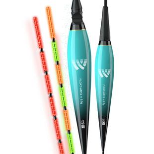 沃鼎咬钩变色夜光漂led高灵敏鱼漂日夜两用超亮野钓鲫鱼电子浮漂