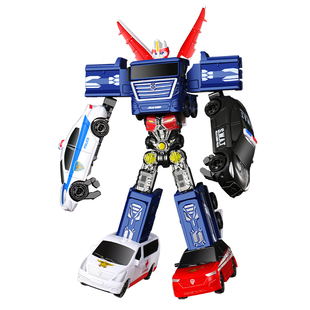 咖宝车神救援特警巨人合体变形黄金飞龙快刀捷伦机器儿童男孩玩具
