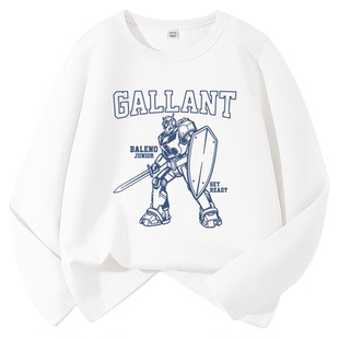 班尼路童装男童长袖t恤春秋款儿童薄款纯棉上衣2026新款男孩春装