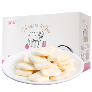 流口水慕斯奶糖糖果牛奶糖软糖果汁果味儿童糖混合口味网红零食