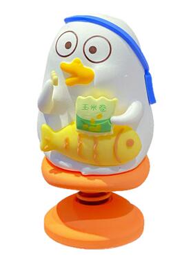 小刘鸭电动车摇摇乐摆件