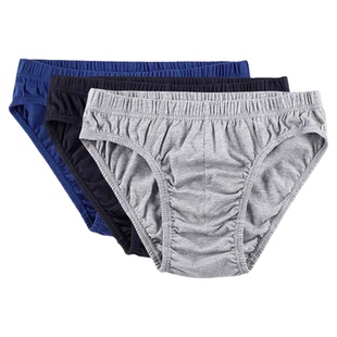 优选班尼路纯棉3条装窄边内裤男纯棉中腰透气舒适三角裤88117022