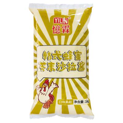 忆霖韩式蜂蜜芥末沙拉酱1kg整箱