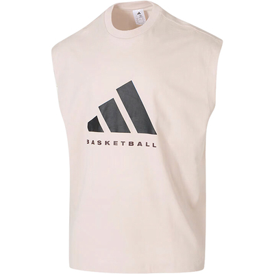 Adidas/阿迪达斯正品夏季新款男女同款宽松透气无袖背心T恤JD6134