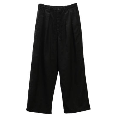 ANCELLM羊毛打褶宽松长裤