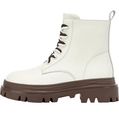 达芙妮英伦风马丁靴女复古短靴