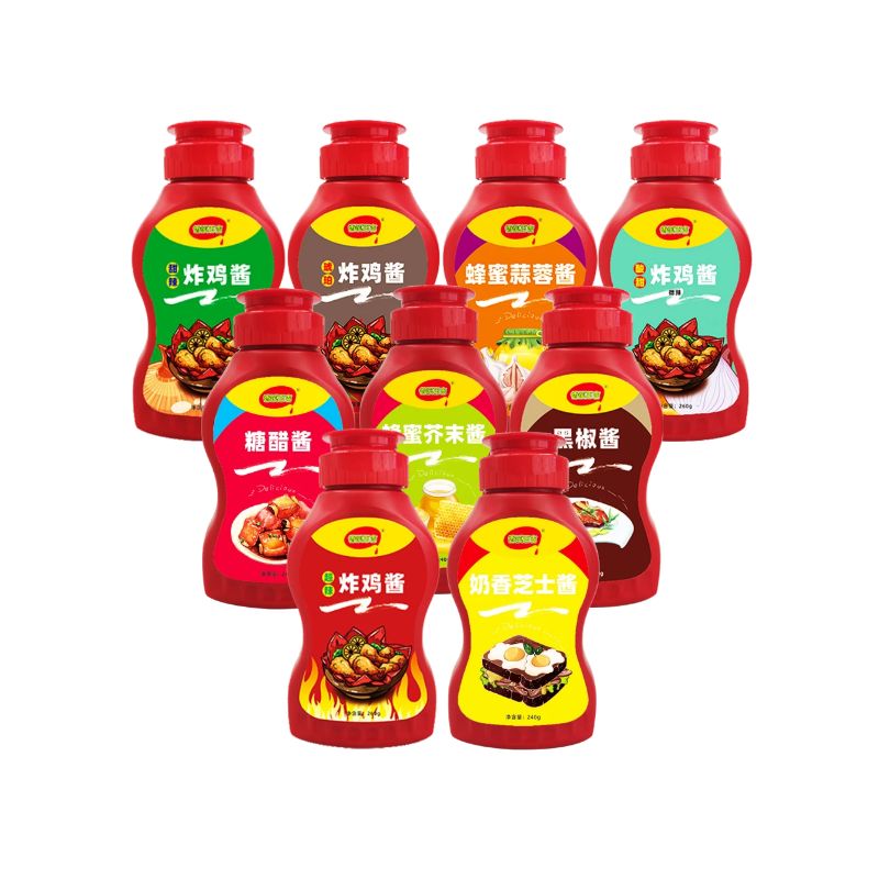 韩式炸鸡专用酱料商用韩国美味蜂蜜芥末酱琥珀酱奶香芝士酱甜辣酱