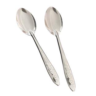 【100支】西瓜勺子一次性金属铁勺子商用吃西瓜专用勺外卖赠品勺