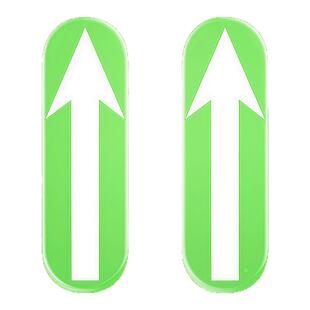 新手上路安全点位夜光贴驾驶辅助定位标识贴纸车内汽车点位标记贴