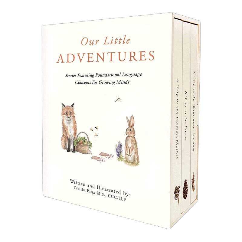 英文原版 Our Little Adventures 我们的小冒险三册 语言概念学习故事绘本 英文版 进口英语原版书籍儿童全英语书