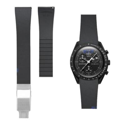 MoonSwatch联名款FKM氟橡胶表带