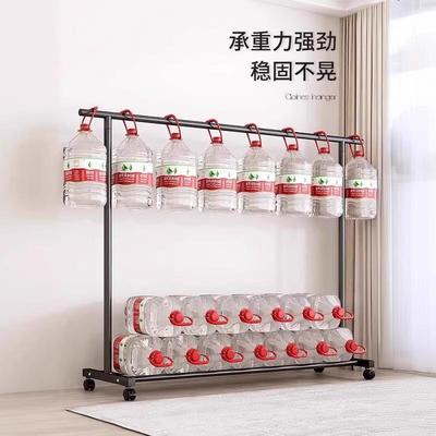 17晾衣架落地家用加粗加厚挂衣架简易卧室折叠室内移动衣架衣帽架