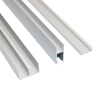 8毫米 玻璃三件套移门轨道 柜门道轨 移门槽移门轨 移门滑道