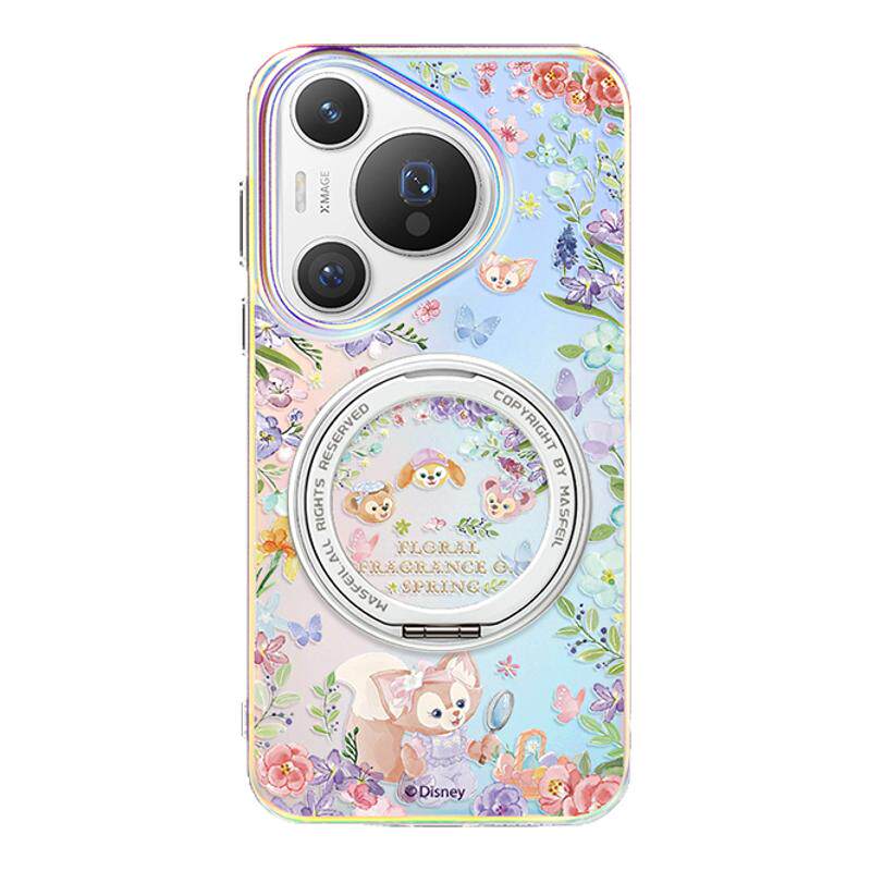 MASFEIL × 春季贝儿适用华为Pura80pro手机壳磁吸pura70支点壳新款带支架套全包p70迪士尼高级感可爱Lo5+女