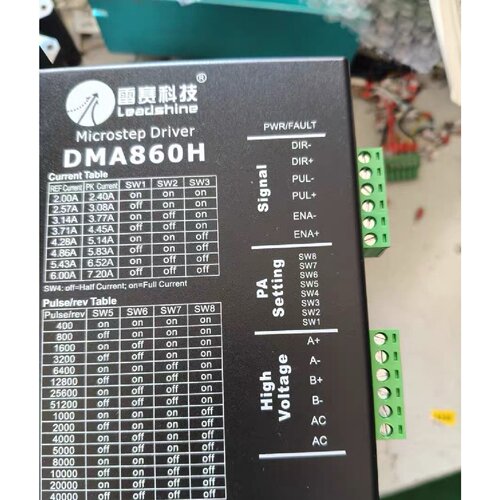 议价雷赛科技DMA860H步进驱动器两相开环最大电流7.2A维修
