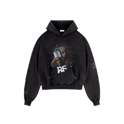 RESERFF印花复古连帽卫衣