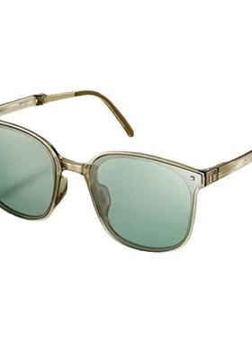 超巧气垫折叠墨镜女防晒夏季