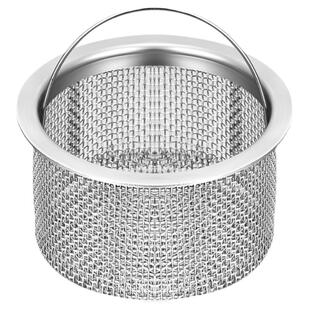 厨房水槽垃圾过滤网洗菜盆漏斗洗碗水池不锈钢304下水道提笼盖器