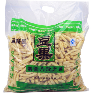 湖北武穴土特产老广济豆制品香脆油炸素食1350克豆果豆腐条豆泡