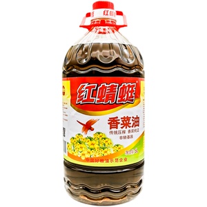 重庆红蜻蜓香菜油5L桶装餐饮食用油炒菜油非转基因菜籽油家用包邮