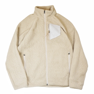 SONOFLOONG羊羔绒户外保暖夹克抓绒衣潮牌羊皮口袋外套摇粒绒内胆