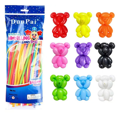 气球长条气球布置场景装饰260加厚魔术气球儿童卡通装饰造型编花