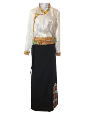 西藏服西藏服衬衣锅庄民族风裹裙