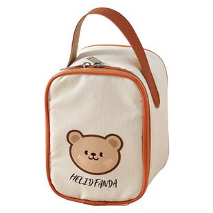 早餐保温袋加厚铝箔手提日式便当包便携上班族带饭可爱饭团手拎包