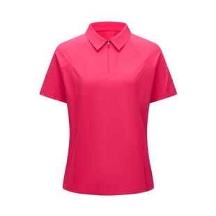 DESCENTE迪桑特WOMEN’S RUNNING系列女士吸湿速干防晒短袖POLO衫