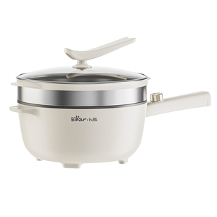 小熊电炒锅一体式家用多功能电热锅不粘锅煎炒煮烹饪机电火锅煮锅