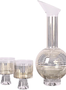 轻奢创意透明玻璃酒店装饰品摆件