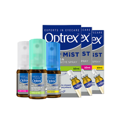 【自营】Optrex爱滴氏润眼喷雾眼痒眼干疲劳润眼液儿童成人眼药水