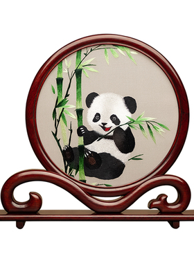 苏绣摆件苏州绣美国风伴手礼中式