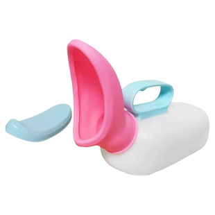 尿壶女性老人卧床接尿器软口带盖防臭女士专用小便器成人女式夜壶