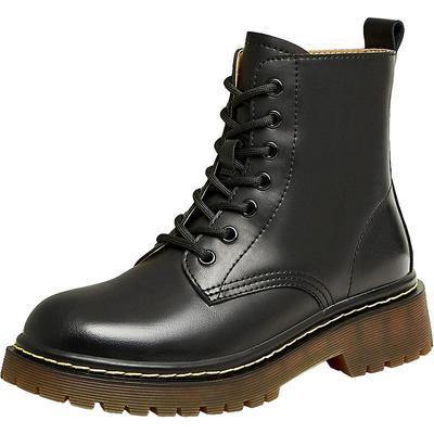 TATA经典厚底7孔马丁靴