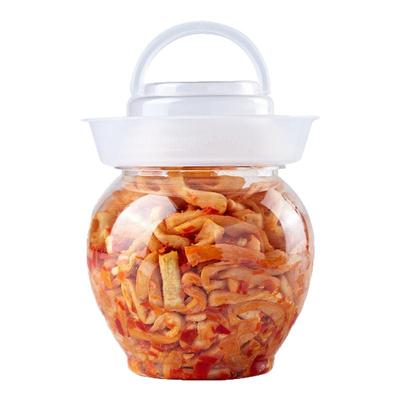 湖南特产萝卜干下饭菜腌白萝卜嘎嘣脆剁椒萝卜条咸菜开胃香脆罐装