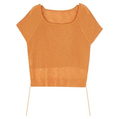 利达 NEW DADADA【晚风之旅】复古做旧紫色短袖T恤女圆领套头上衣