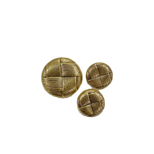 莱可高定25SS欧美赛琳风金属手缝扣女装大衣纽扣辅料西装外套毛妮