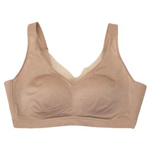 香月明美养护无钢圈蚕丝内衣女防下垂薄无痕聚拢乳胶文胸罩65201