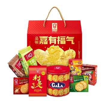 嘉顿嘉有福气曲奇礼盒券后57.9元包邮
